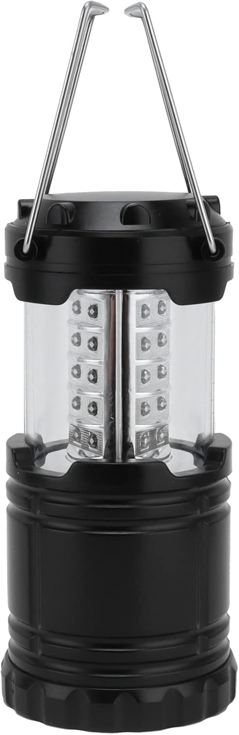Hyuduo 30LEDs Portable Camping Lamp Tent Light Outdoor Light Battery Powered with ABS Shell Compass Level for Hiking Camping Emergency