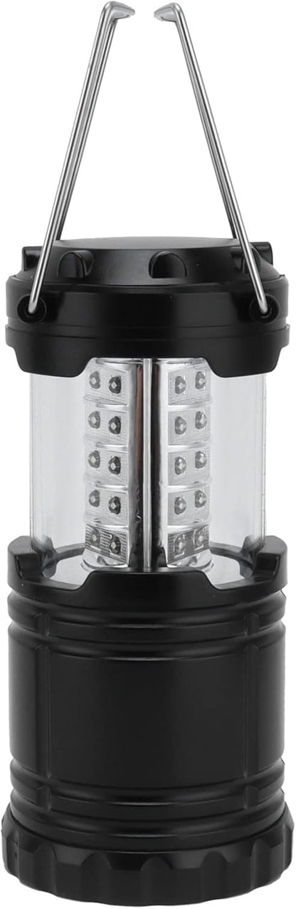 Hyuduo 30LEDs Portable Camping Lamp Tent Light Outdoor Light Battery Powered with ABS Shell Compass Level for Hiking Camping Emergency