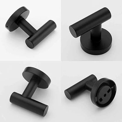 ESRW Wall Mounted Bathroom Stainless Steel Matte Towel Hook Robe Hanger Holder Generic Wall Hooks Towel Hooks Bathroom Towel Rack Towel Hooks for bathrooms Towel Holder for Bathroom Wall Wall ha