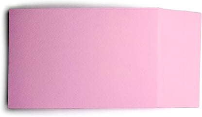 PPAPPAPPIYO Set of 50 4x6 Color Blank index cards 180gsm (pink)