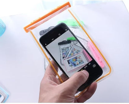 Luminous Waterproof Phone Bag, Suitable for dust-Proof and Dry Bags of All Devices up to 6.0 inches in Size (Black)