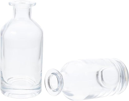 Cabilock 2Pcs 200ml Creative Glass Vases Decorative Hydroponic Flower Bottles for Home Dcor Transparent Shape for Aromatherapy  Floral Arrangements