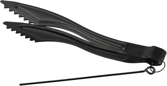 2 Pcs Hookah Charcoal Tongs Hookah Accessories Long Sturdy with Poker, Shisha Tongs, Heavy Duty Iron (Black)