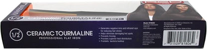 Kiss Red 0.5 in Ceramic Tourmaline Flat Iron
