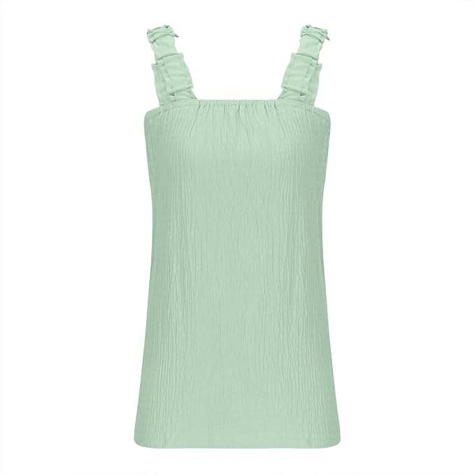 Tank Tops for Women Summer Fashion 2024 Blouses Sleeveless T Shirts Loose Casual Trendy Boho Tee Shirt