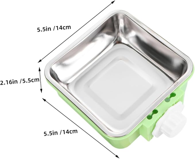 HEMOTON Hanging Dog Bowl Space Saving Pet Water Feeder for Dogs Cats and Rabbits Easy to Install and Resistant Crate Water Bowl Stylish Design