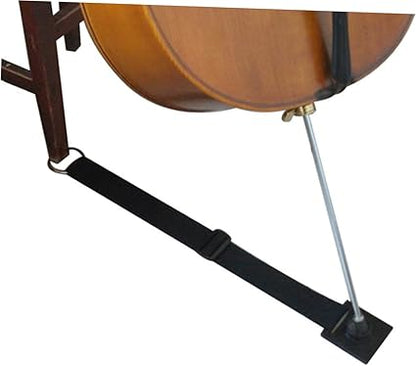 Mikinona Cello Antiskid Device 2 Pack Non Slip Endpin Stopper Holder Stand Cello Strap Stop Holder Black 40-70cm Extendable