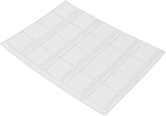 Briartw 10Pcs Sheet Coin PVC Grid Bag Coin Cash Money Storage Card Organizer Bags Transparent Stamp Coins Holder Album Bag