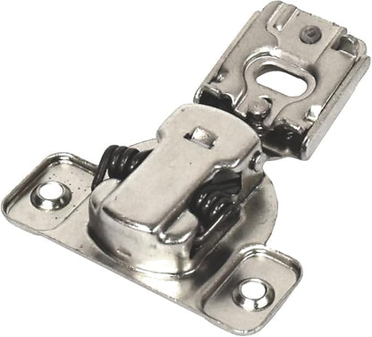 12" Overlay 10-Pack Bright Nickel Soft-Close Face Frame Cabinet Hinge