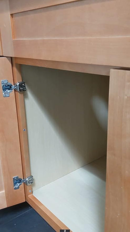 Soft Close 1-14" Overlay Cabinet Hinge Cabinet Kitchen Hardware Kitchen Cabinet Door Hinges with Screws 105 Degree 6 Ways 3 Cam Adjustment