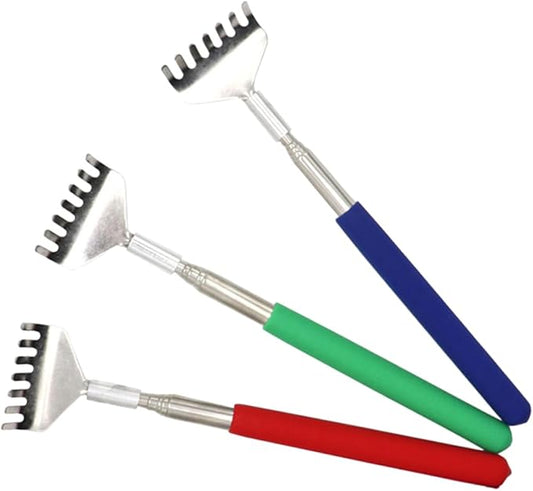 Portable Back Massager 3pcs Random Color Metal Scratcher for Body Massage
