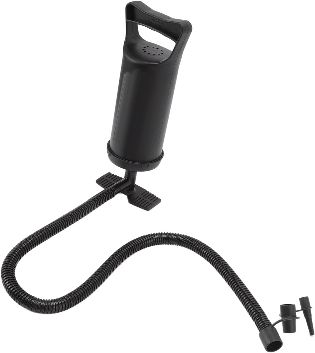 Hand Pulled Air Pump Manual Inflator Portable Fast Inflation Pump for Rubber Boats Air Mattresses Pool Rafts Durable ABS Plastic Construction with Hose and Nozzles (Small 750CC)