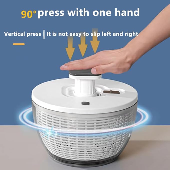 Press vegetable dehydrator Fruit dryer Large capacity home dehydrator Kitchen gadget drain salad basket