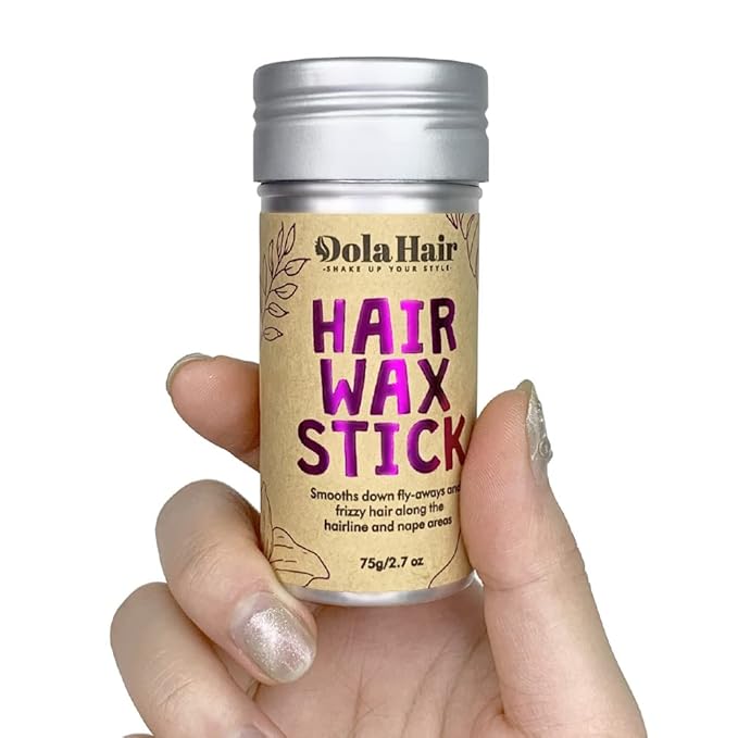 Dolahair Hair Wax Stick - Flyaway Control and Styling Pomade for Kids, Women, and Men - Hair Bun Maker and Accessorie (1 Pack of Wax)