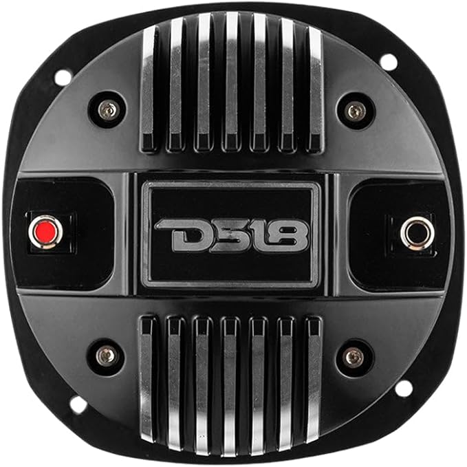 DS18 PRO-DKH1S 2" Bolt On Throat Titanium Compression Driver and Aluminum Short Horn Kit - 640 Watts, 8 Ohm