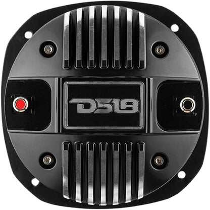 DS18 PRO-DKH1S 2" Bolt On Throat Titanium Compression Driver and Aluminum Short Horn Kit - 640 Watts, 8 Ohm