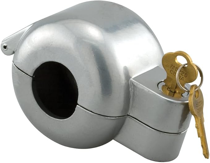 Prime-Line MP4180 Door Knob Lock-Out Device, Diecast Construction, Gray Painted Color (Single Pack)