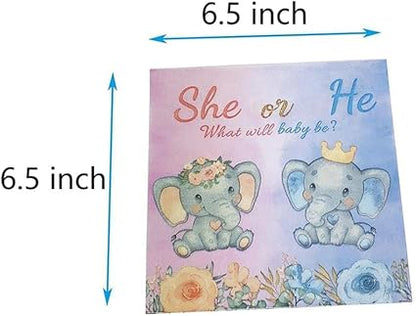 TUIC Elephant Gender Reveal Paper Napkins