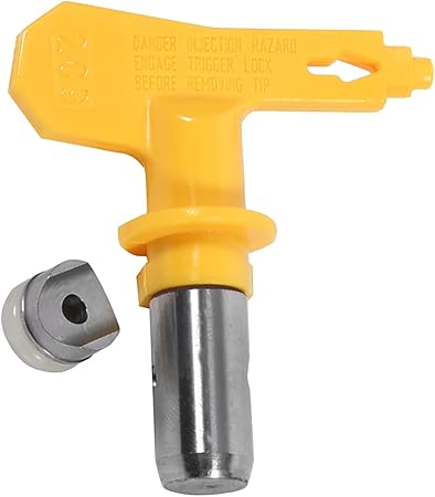 Paint Spray Nozzle,Useful Reversible Tungsten,Steel Airless Paint Spray Gun,Tip Nozzle Accessoies Home Graden Tool (221)