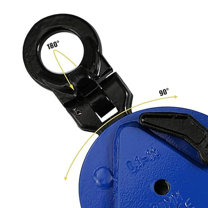 Vertical Plate Clamp, 2200lbs1T Plate Lifting Clamp Jaw Opening up to 0.8 inch, for Lifting and Transporting