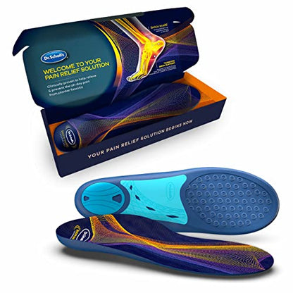 Dr. Scholl’s Plantar Fasciitis Pain Relief Orthotic Insoles, Immediately Relieves Pain: Heel, Spurs, Arch Support, Distributes Foot Pressure, 1 Pair