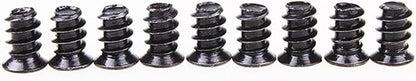 Fasteners 50Pcs M581012 KB Computer PC Case Cooling Fan Mount Screw Heat Dissipation Fans Screws Fixer (Color : Black, Size : M5x8 (50Pcs))