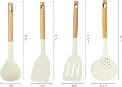 Kitchen Utensils Scraper Kitchen Utensils Cooking Stir-Fry Spatula Wooden Handle kitchenware