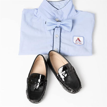 8.5 Toddler Miamooi Toddler Boys Girls Wedding Dress Shoes Little Kid Slip On Loafers School Uniform Moccasins Walking Shoe