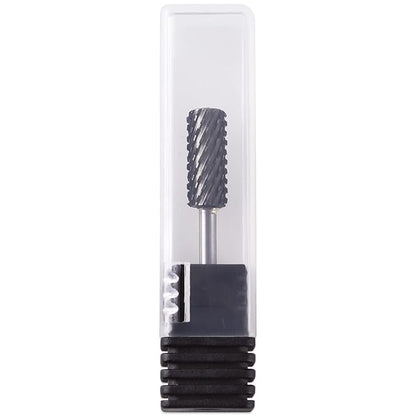 USA PANA Professional 332" Shank Size - Crystal Top Small or Large Barrel Carbide Bit - Nail Drill Bit for Dremel Machine - (Small Barrel, 2X Coarse Grit, Black)