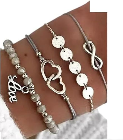 New 2025 Style Charm Handmade Bead Shell Pearl Starfish Fruit Animal Geometry Braclet Sets Female Jewelry Findings Party Beach Fashion Trendy Accessories Creative Gift