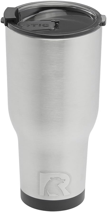RTIC Double Wall Vacuum Insulated Tumbler, 40 oz, Stainless Steel