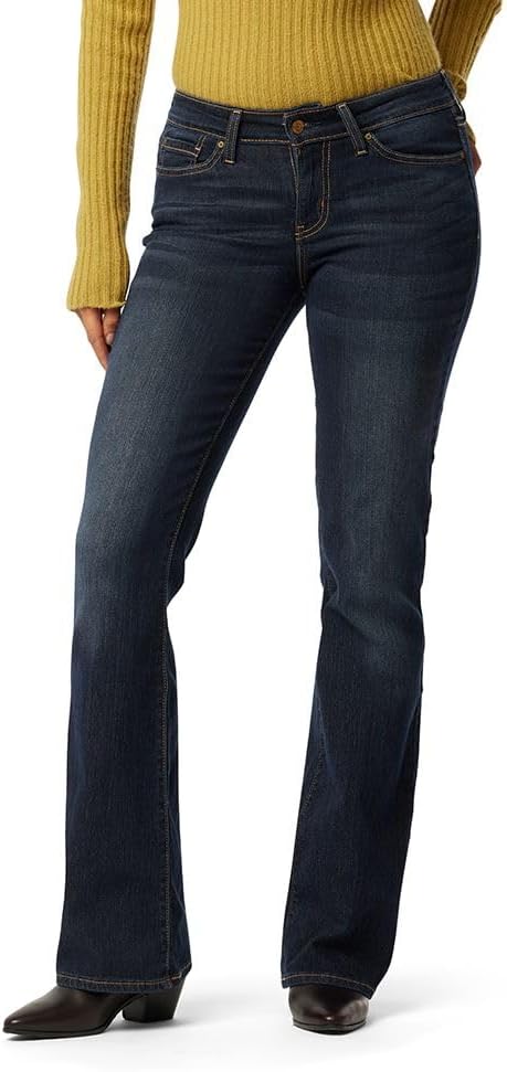 Levi Strauss Signature Gold Women's Mid-Rise Bootcut Jeans Stretch Denim, (Also Available in Plus)