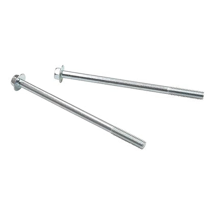 M6 x 100mm Crankcase Flange Bolts M6-1.0x100 Screws M6x1.0x100 ScrewBolt for 125cc 150cc GY6 Motors Scooter Kart ATV 2 Pack