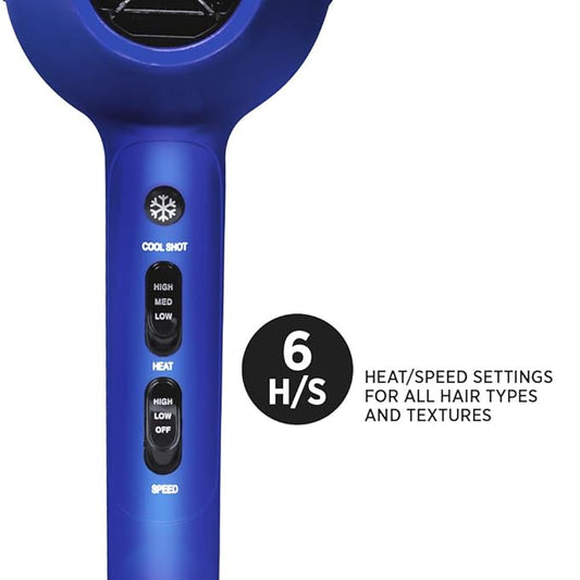 Hot Tools Professional 1875W Radiant Blue Ionic Turbo AC Motor Dryer