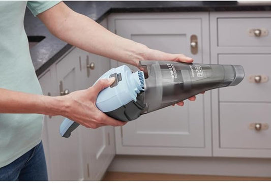 BLACKDECKER dustbuster Cordless Handheld Vacuum Cleaner, Home and Car Vacuum with Crevice Attachment (HNVC215B12)