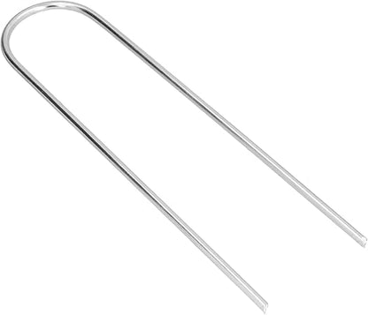 4 Pcs U Shaped Nail Tent Ground Staple High Hardness Stainless Steel Garden Pegs Securing Lawn Supplies