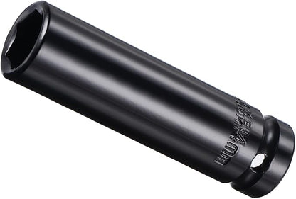 Deep Impact Socket, 12" Drive 14mm Socket, CR-V Steel Rounded Corner Design 6-Point Deep Impact Socket - (Applications: for Screw Installation and Removal)