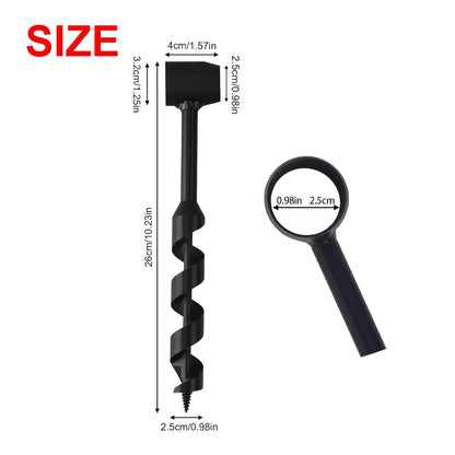 Hand Auger Wood Drill, Bushcraft Tool Scotch Eye Hand Wood Auger Drill Bit for Bushcraft Backpack and Camping TS/ZLZ-01 (25mm/0.98in)