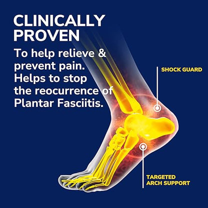 Dr. Scholl’s Plantar Fasciitis Pain Relief Orthotic Insoles, Immediately Relieves Pain: Heel, Spurs, Arch Support, Distributes Foot Pressure, 1 Pair