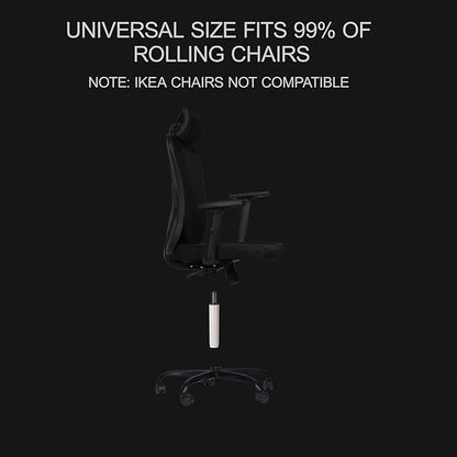 OHAHO Gas Lift Cylinder Replacement, Hydraulic Pneumatic Shock Piston Heavy Duty Universal Size Fits Most Executive Gaming Office Chairs (White)