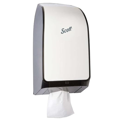 Scott Hygienic Bathroom Tissue Dispenser (40407), White, compatible with Scott  Cottonelle Hygienic Bathroom Tissue, 7.0" x 5.725" x 13.339" (Qty 1)