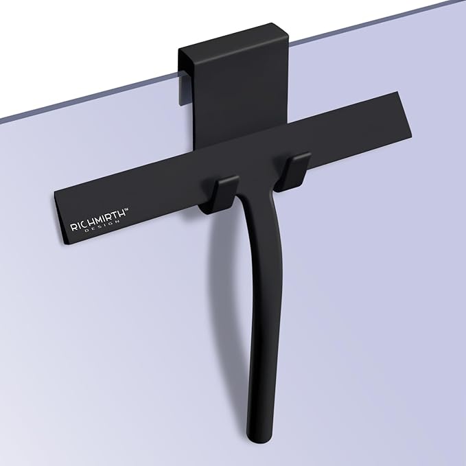 RICHMIRTH Silicone Rubber Blade Shower Squeegee 9" in Width Window  Car Squeegee for Shower, Glass, Window