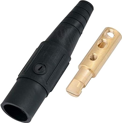 20-40 BLACK MALE PLUG 600V400A 1P1W CAM-Style plug