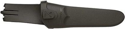 Morakniv Craftline Pro S Allround Fixed-Blade Knife with Stainless Steel Blade and Combi-Sheath, 3.6 Inch