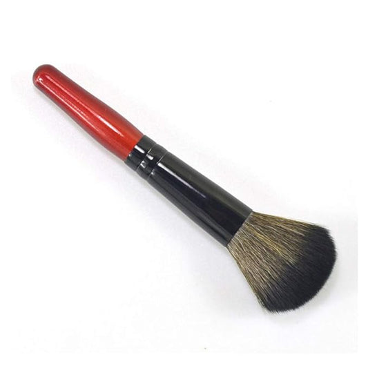 Wine Red Cosmetic Brush, Wood Handle Nylon Brush Head Foundation Face Blush Powder Contour Makeup Brush, Making Your Makeup Easier Foundation Brushes