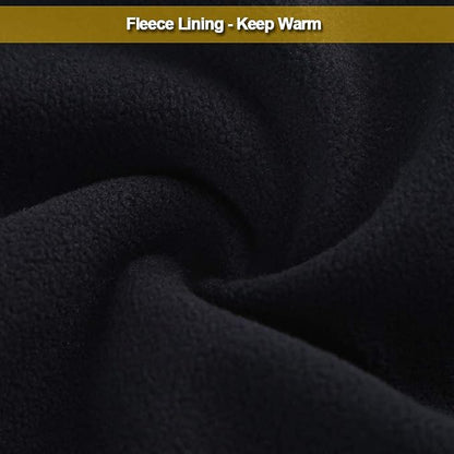 This versatile balaclava is made from water-resistant and windproof fleece for warmth and comfort during outdoor activities.
