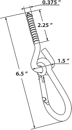 Heavy Duty 700 Lb Porch Swing Hanging Chain Kit - Color: Silver (10 Foot Ceiling)