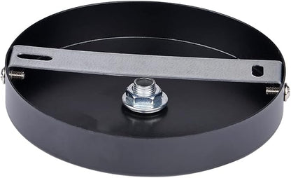 Arturesthome 4.7" Black Ceiling Canopy Light Kit Rewind Single Hole with Hardware,Ceiling Plate for Pendant Lighting or Chandelier,Easier to Install Than Standard Canopies