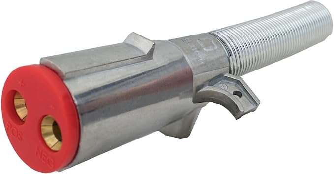 Tectran 670-19SG Dual Pole Plug (Socket Tailgate Connector, Plug assembly with spring guard - Screw Termination)