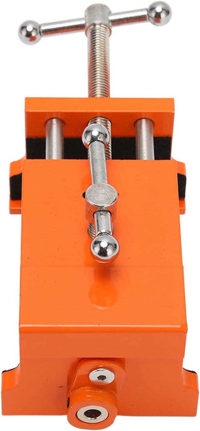 Precision Cabinet Clamp - Automatic Locking, Accurate Cabinet Face Frame Clamp with Protective Pads, Orange